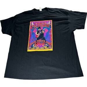 Gildan Popa Chubby Popa Plays Jimi Live Mens T-Shirt Black 3XL Heavy Cotton